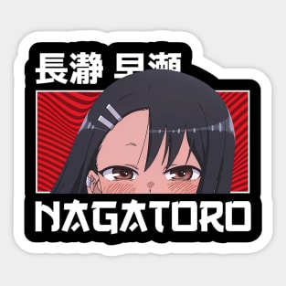 Nagatoro Blush Peeker Sticker